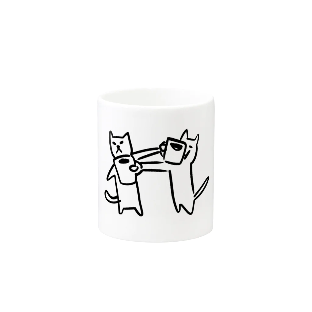 EASEのコーヒーどうぞ Mug :other side of the handle