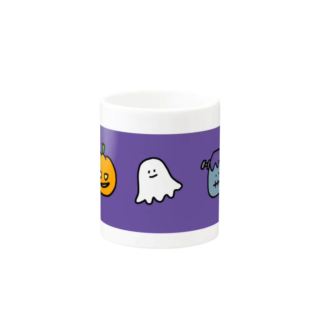 sachimanの愉快な仲間たち（ハロウィン） Mug :other side of the handle