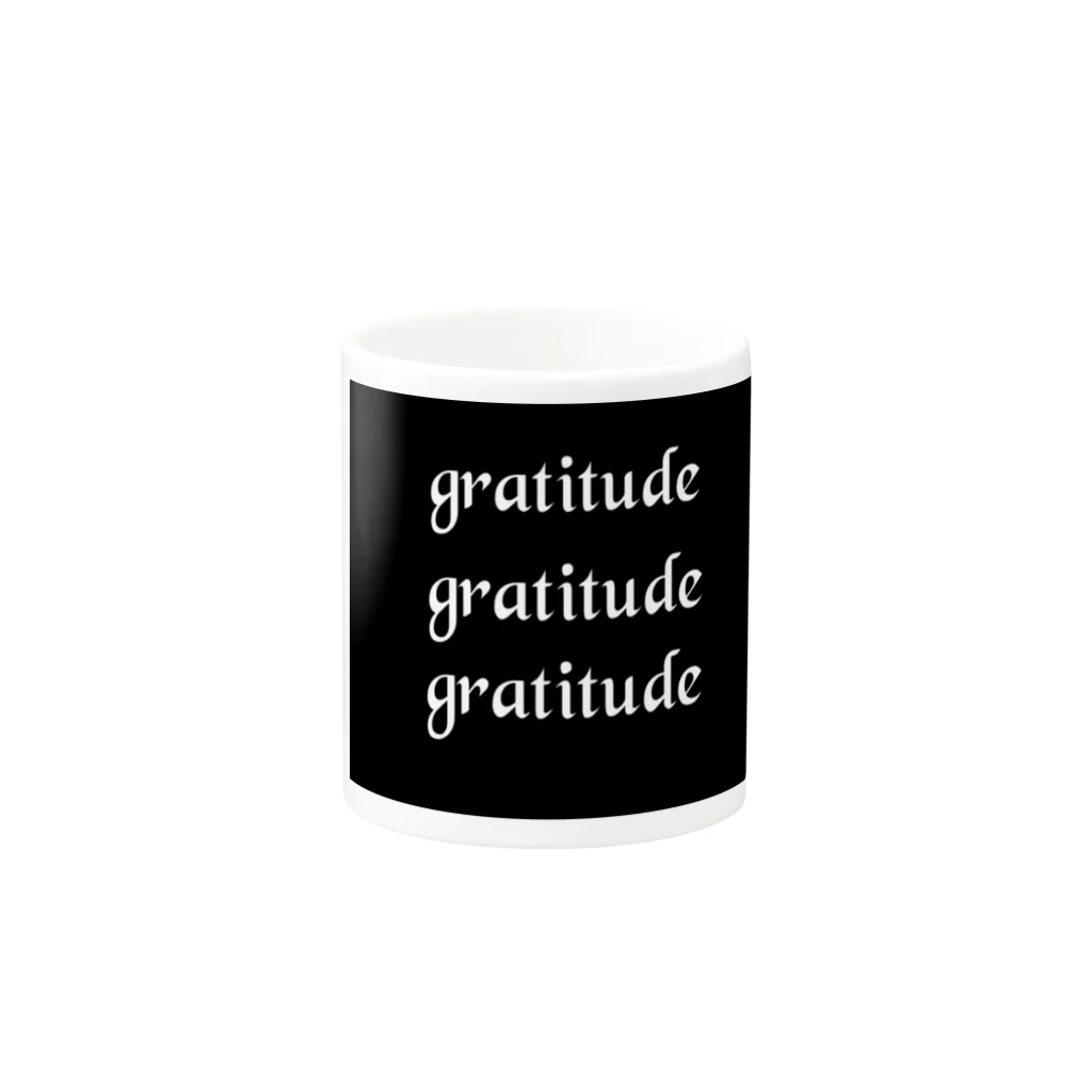 adi22のgratitude マグカップの取っ手の反対面