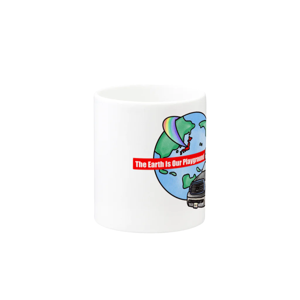 🌎地球が遊び場🌏のThe Earth Is Our Playground  Mug :other side of the handle