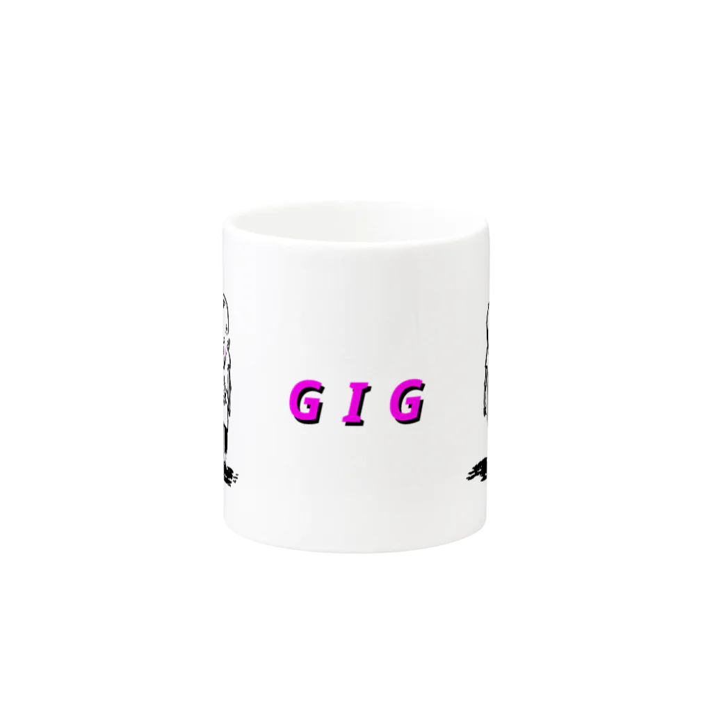 idumi-art-2ndのかわいい爺ｼﾘｰｽﾞ（GIG編） Mug :other side of the handle