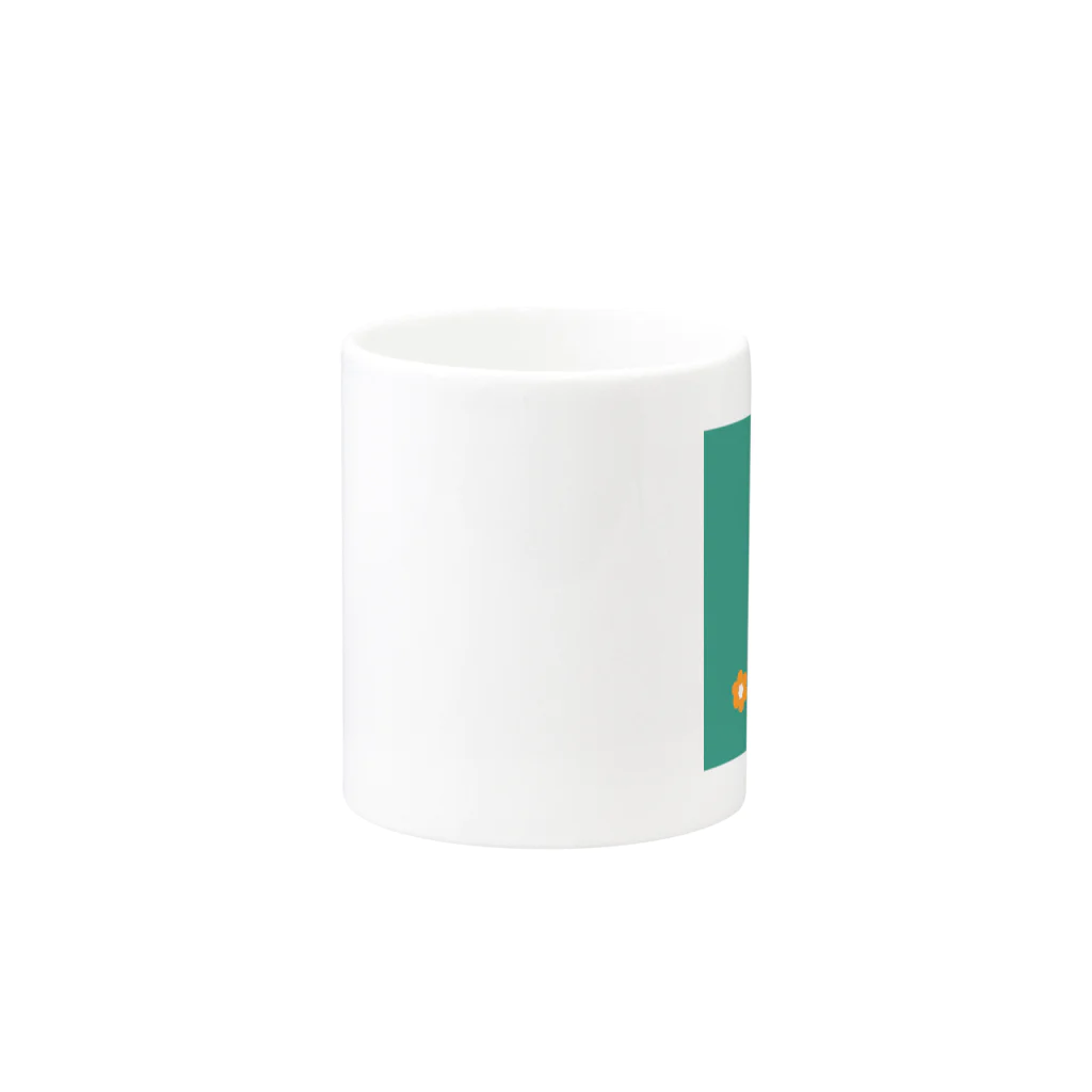 はさみやのイタグレトロ（緑） Mug :other side of the handle