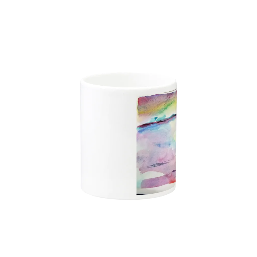 きなこのみずうみ Mug :other side of the handle