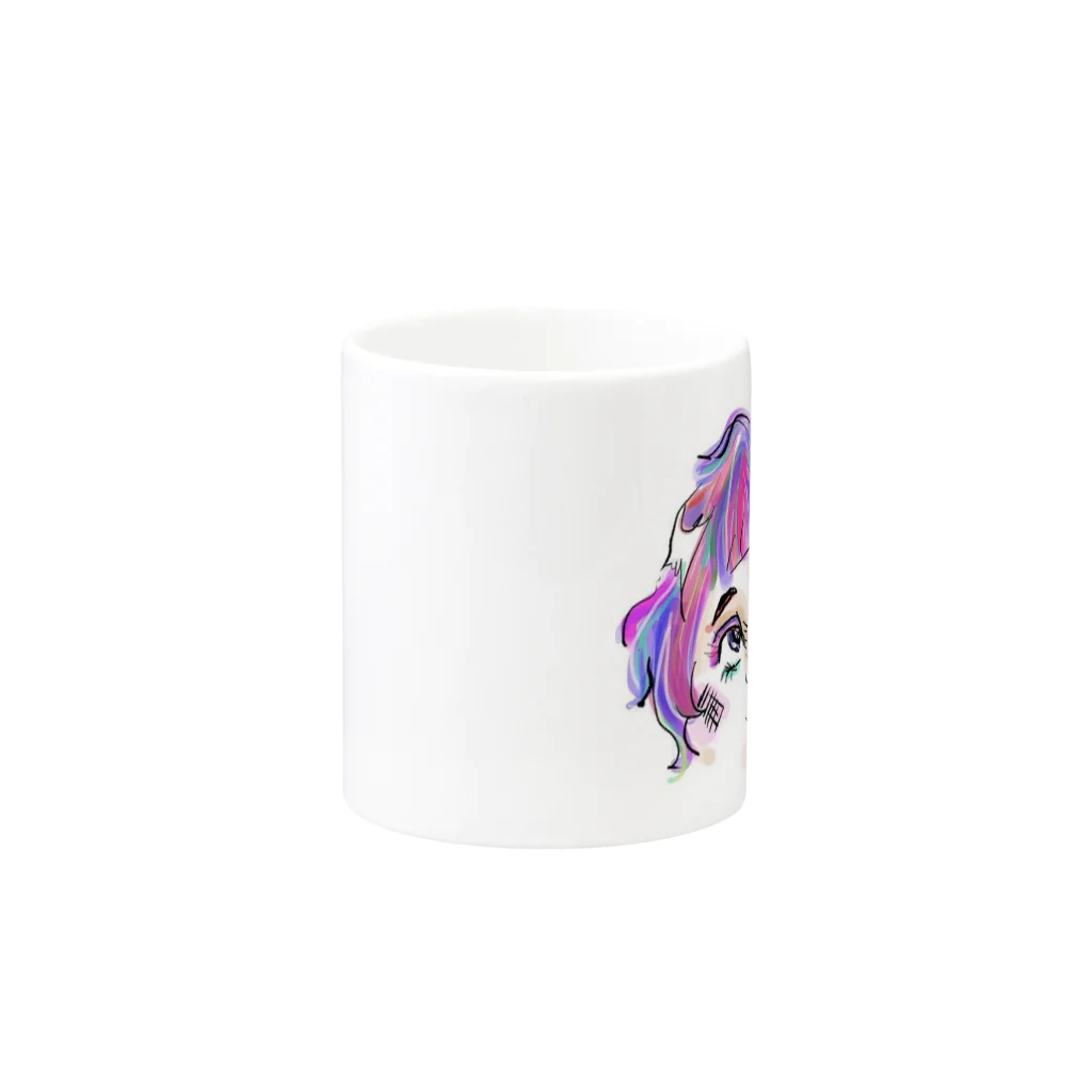 ▲ゆっこ(岩手産のスカイツリー )▲の岩手産のスカイツリーゆっこ Mug :other side of the handle