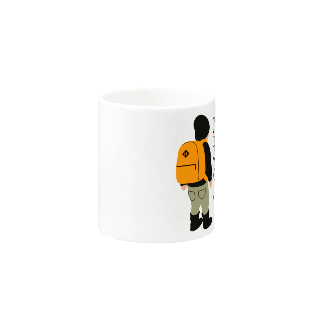 キッズモード某のリュック少年 Mug :other side of the handle