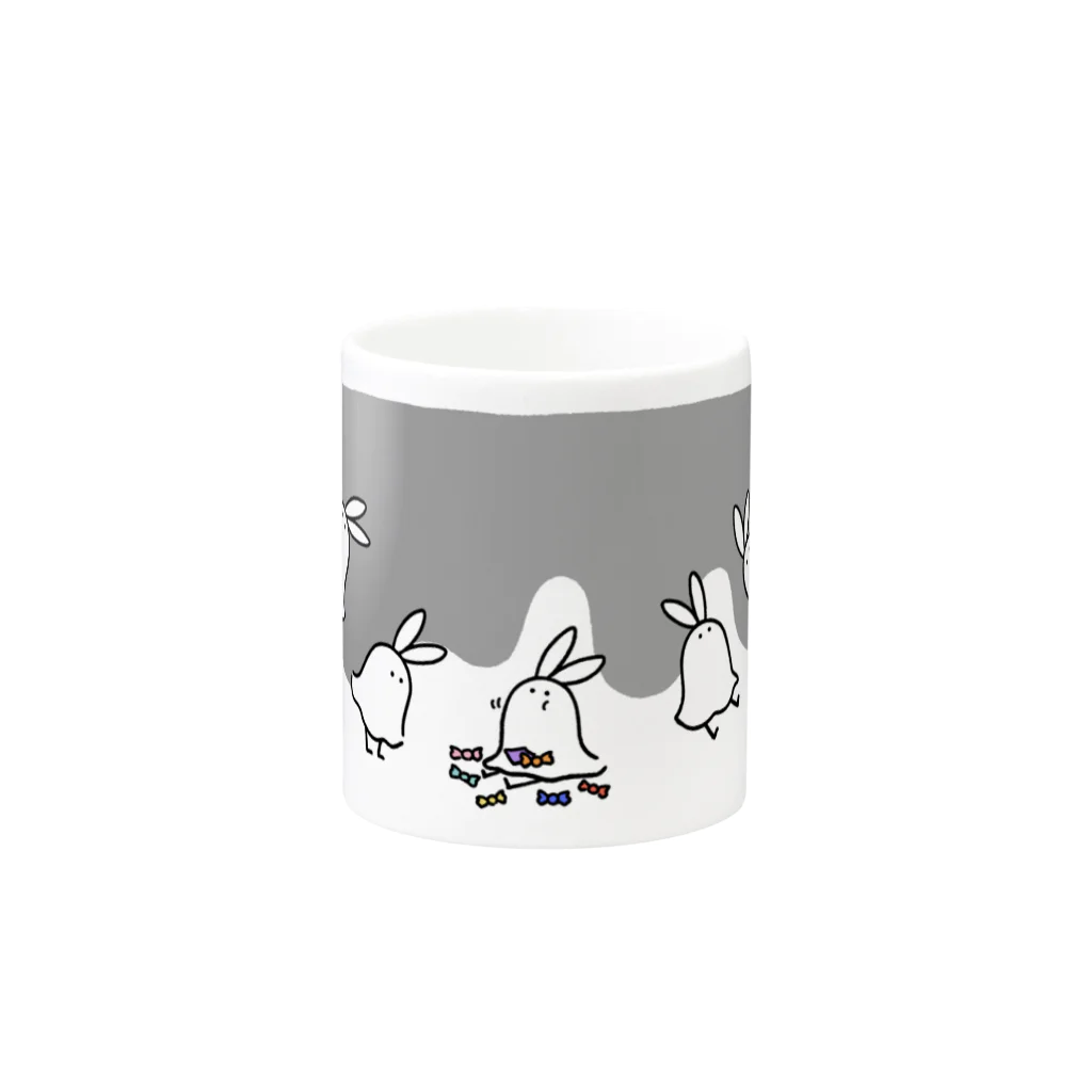 タドリのシーツおばけちゃん Mug :other side of the handle