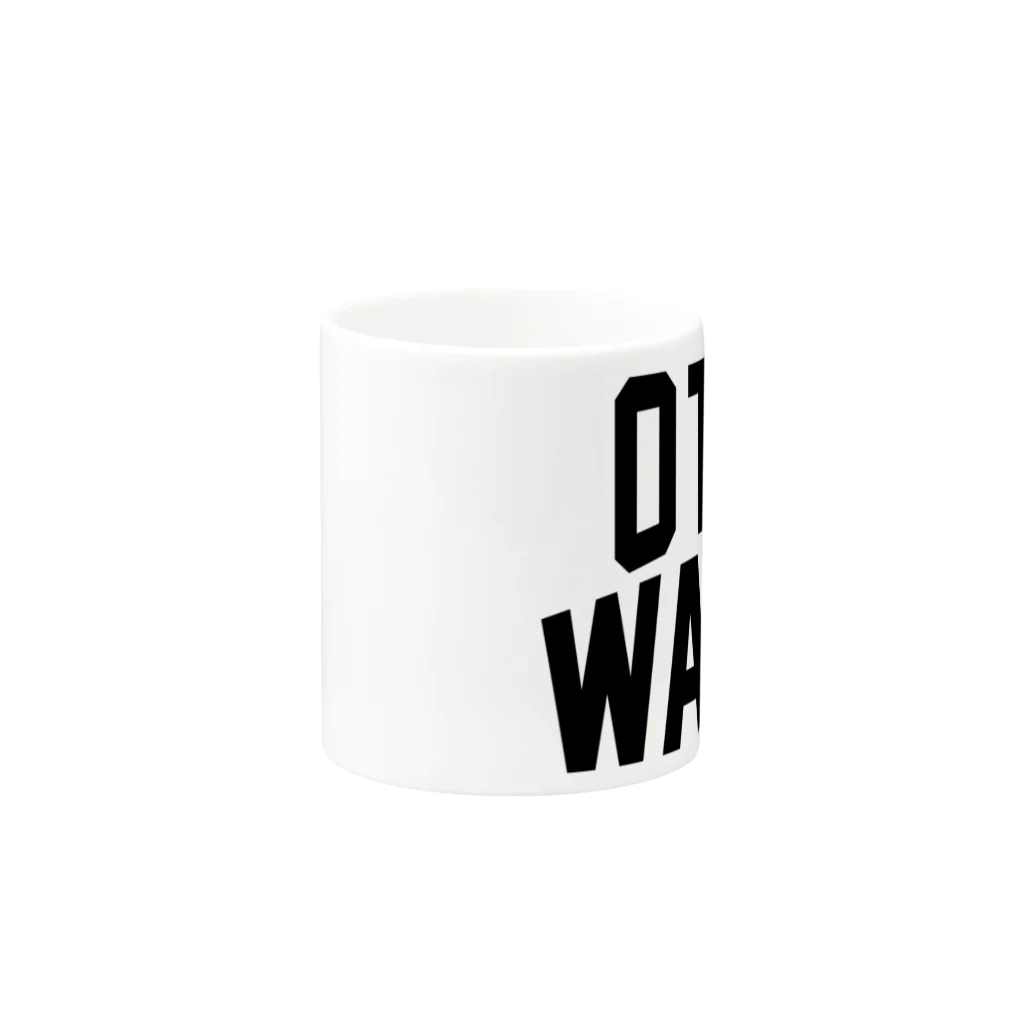 JIMOTOE Wear Local Japanの大田区 OTA WARD Mug :other side of the handle