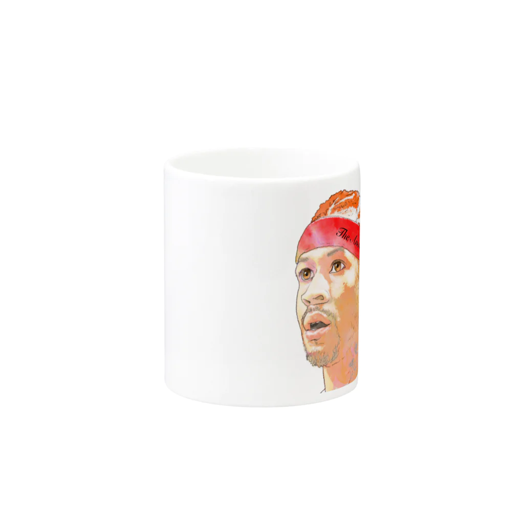 NBA Timesのバスケグッズ広場のThe Answerシリーズ　（ヘッドバンド文字入りVer.） Mug :other side of the handle