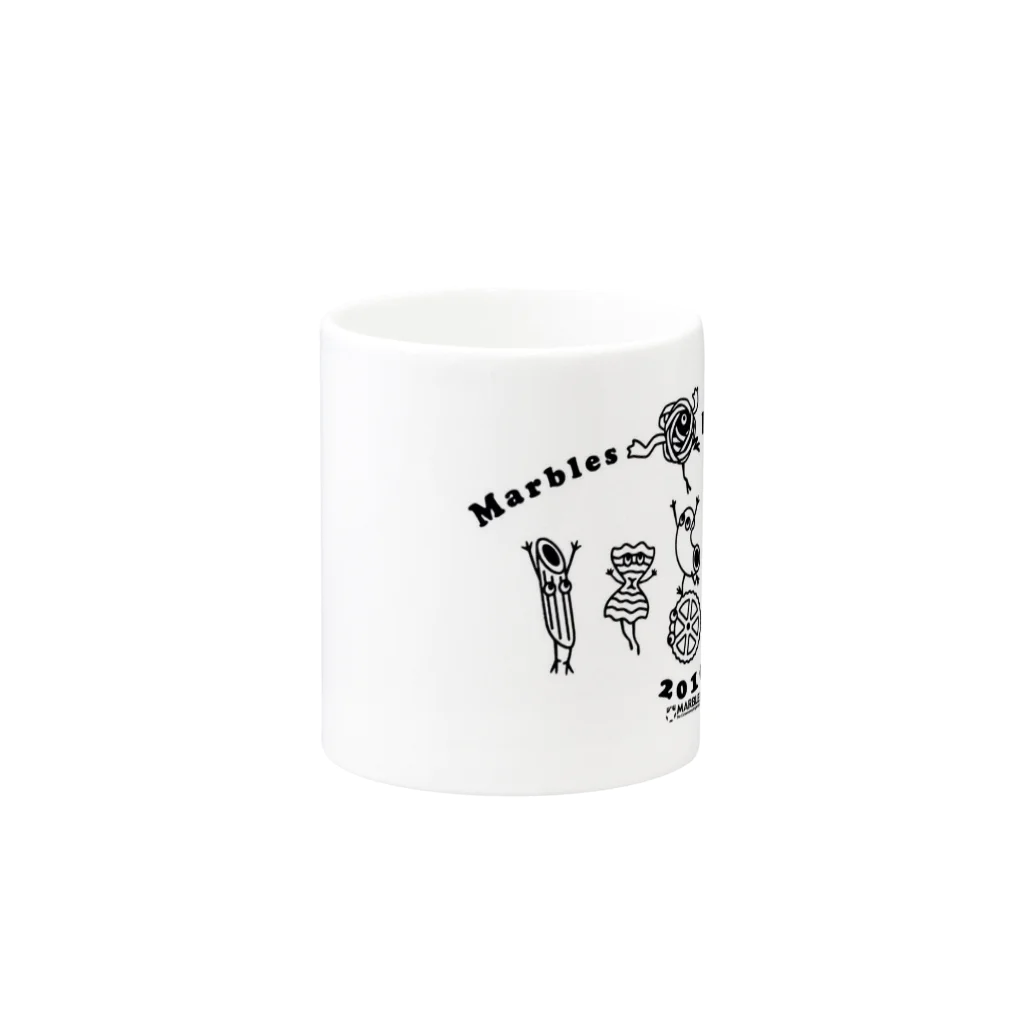 marblesproductionのマカロニ星人 Mug :other side of the handle