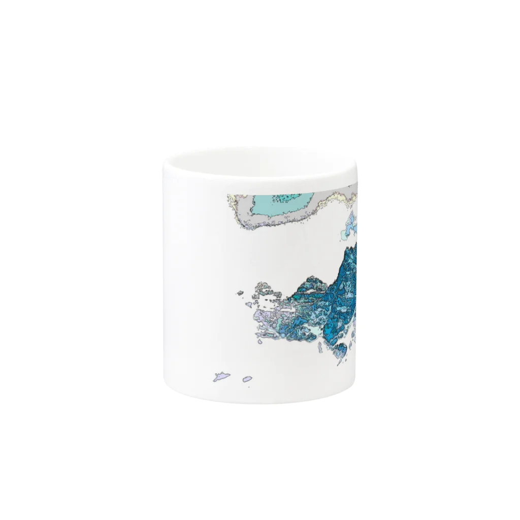 moonIbizaのSilk Morning Reflection Mug :other side of the handle