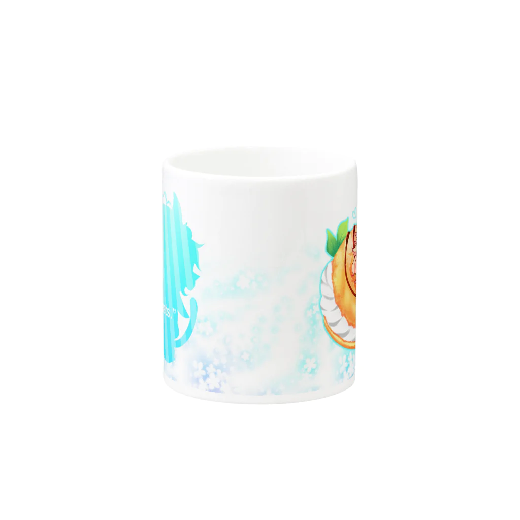 花色草原のお菓子タイム2 Mug :other side of the handle