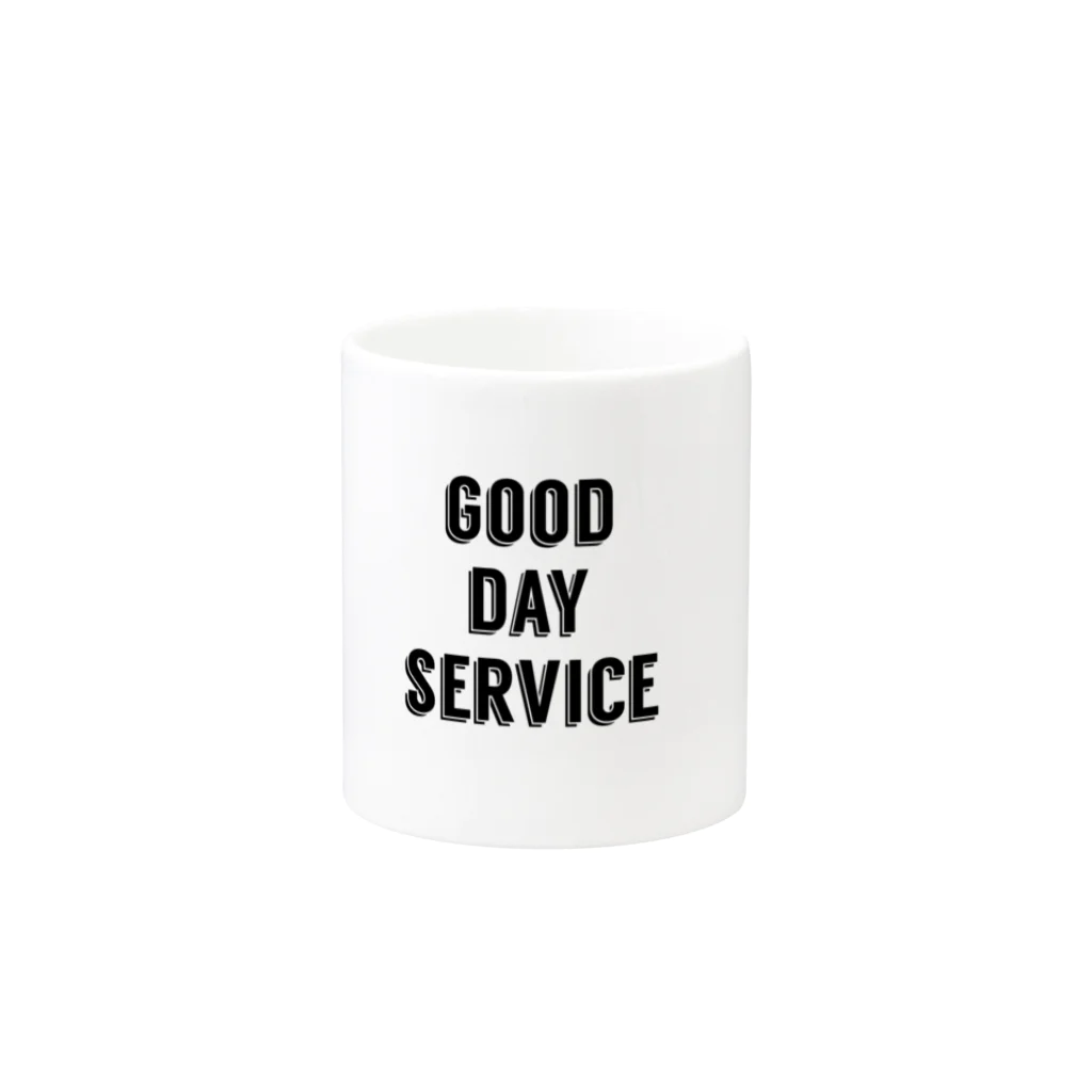 GOODDAYSERVICEのGOOD DAY SERVICE マグカップの取っ手の反対面