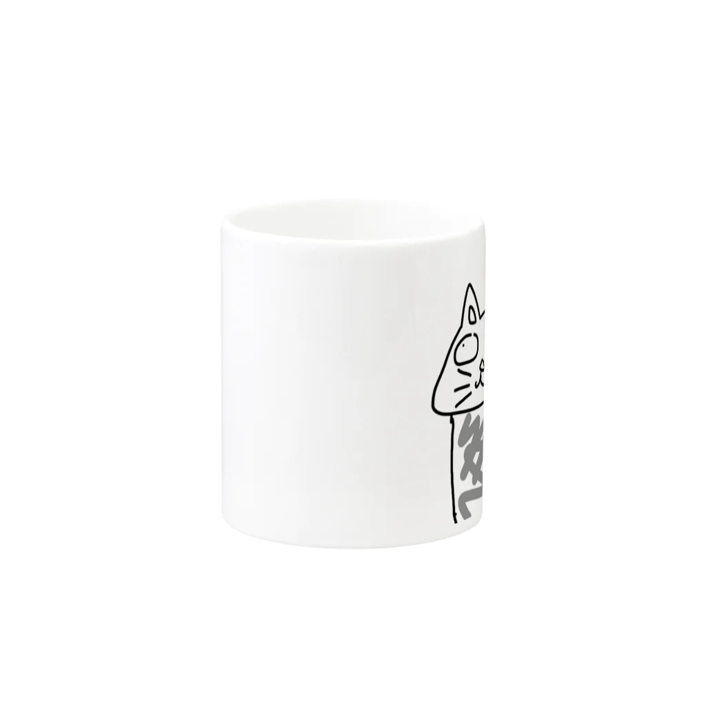 ふーみるのショップのアホそうなネコ Mug :other side of the handle