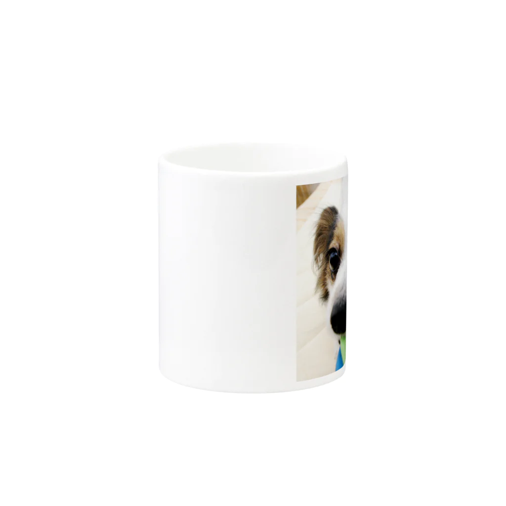 Happinessのパピヨン Mug :other side of the handle