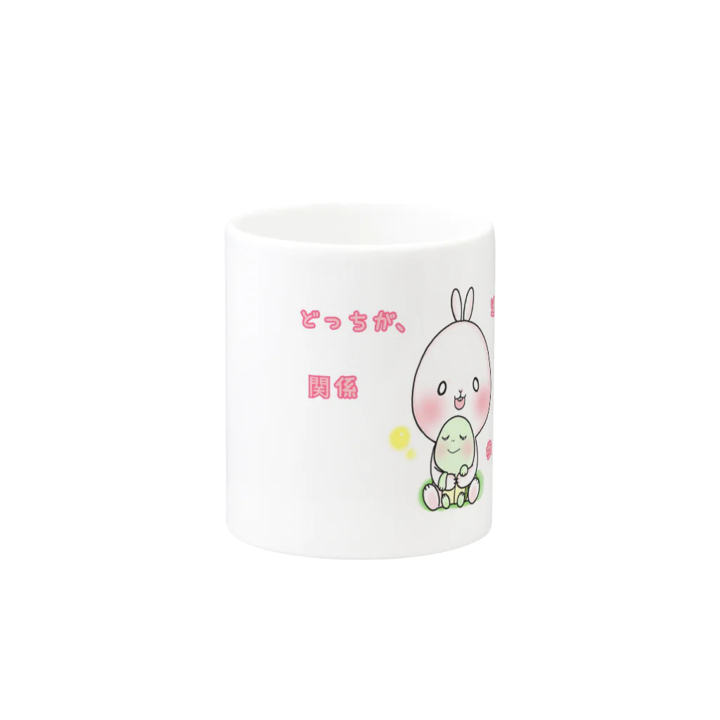 Kokoroのうさぎとカメさん Mug :other side of the handle