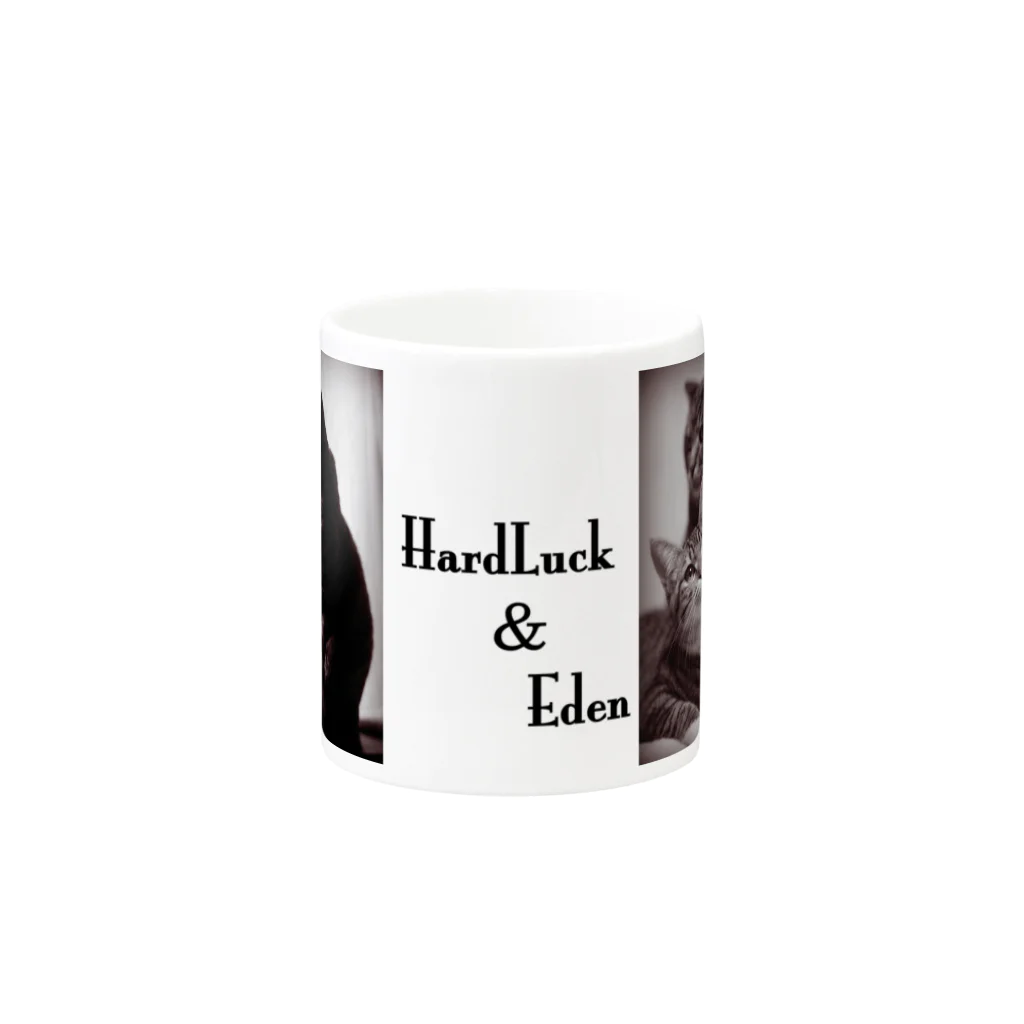 Hard luck & EdenのHard luck & Eden Mug :other side of the handle