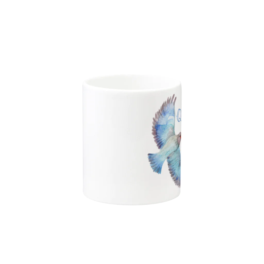 catanorynecoの青い鳥がなくとき -Quando a ave azul canta- Mug :other side of the handle