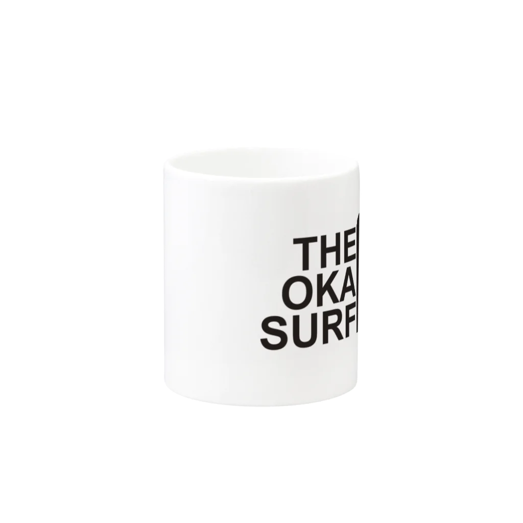 THE OKA SURFのSURF_THE OKASURF LOGO Mug :other side of the handle