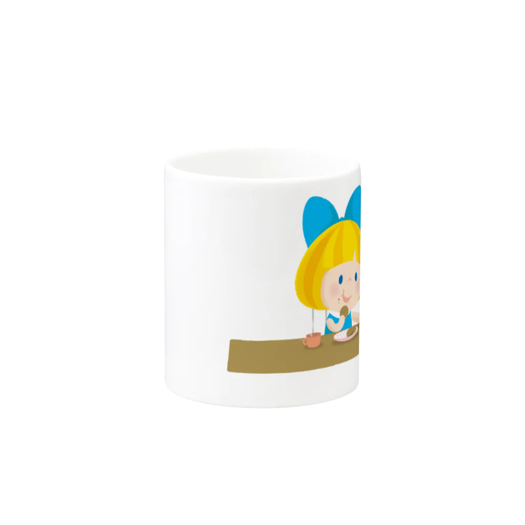 Mary&MaryのMary&Mary 女の子メアリー Mug :other side of the handle