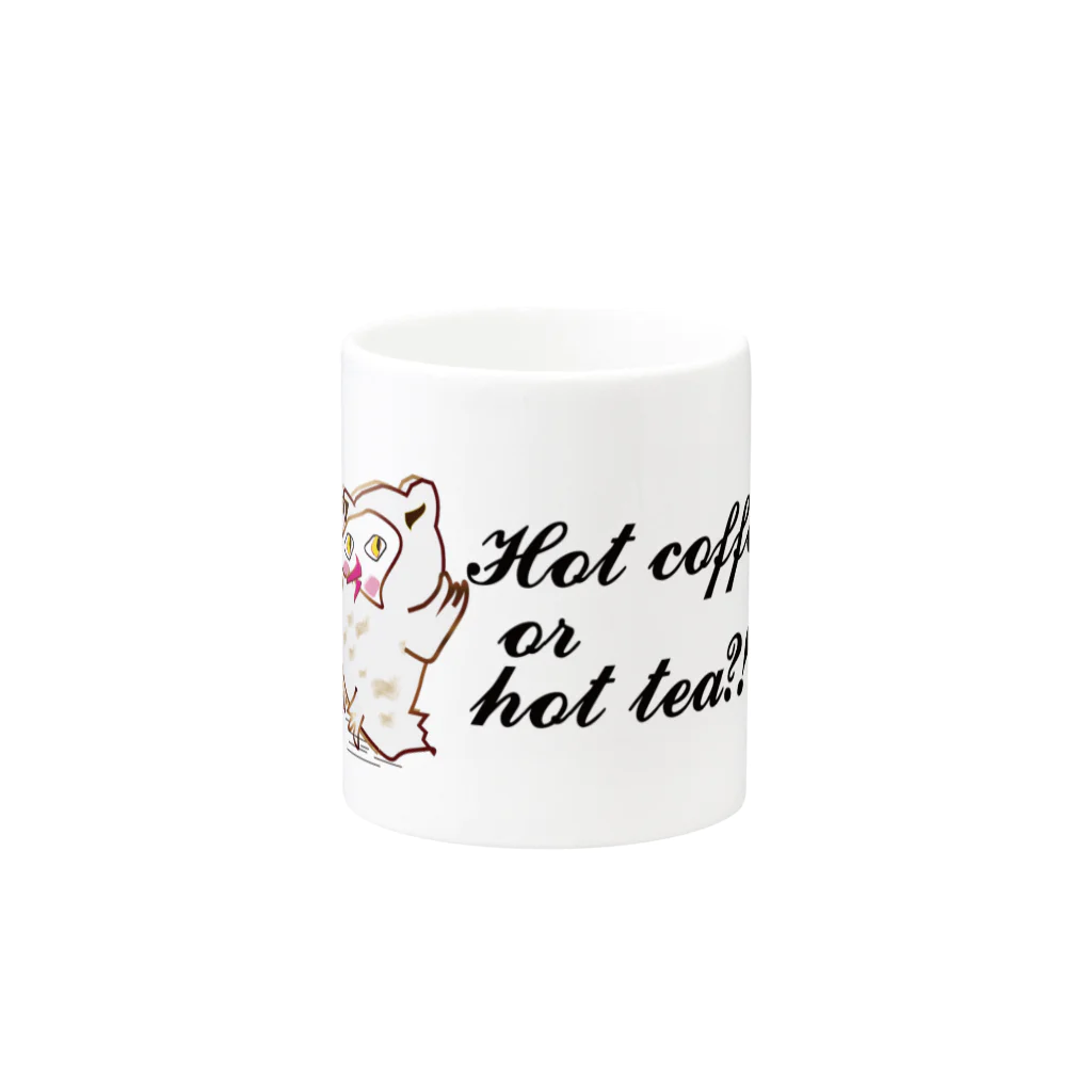 はしもとんショップのnekofukuro Mug :other side of the handle