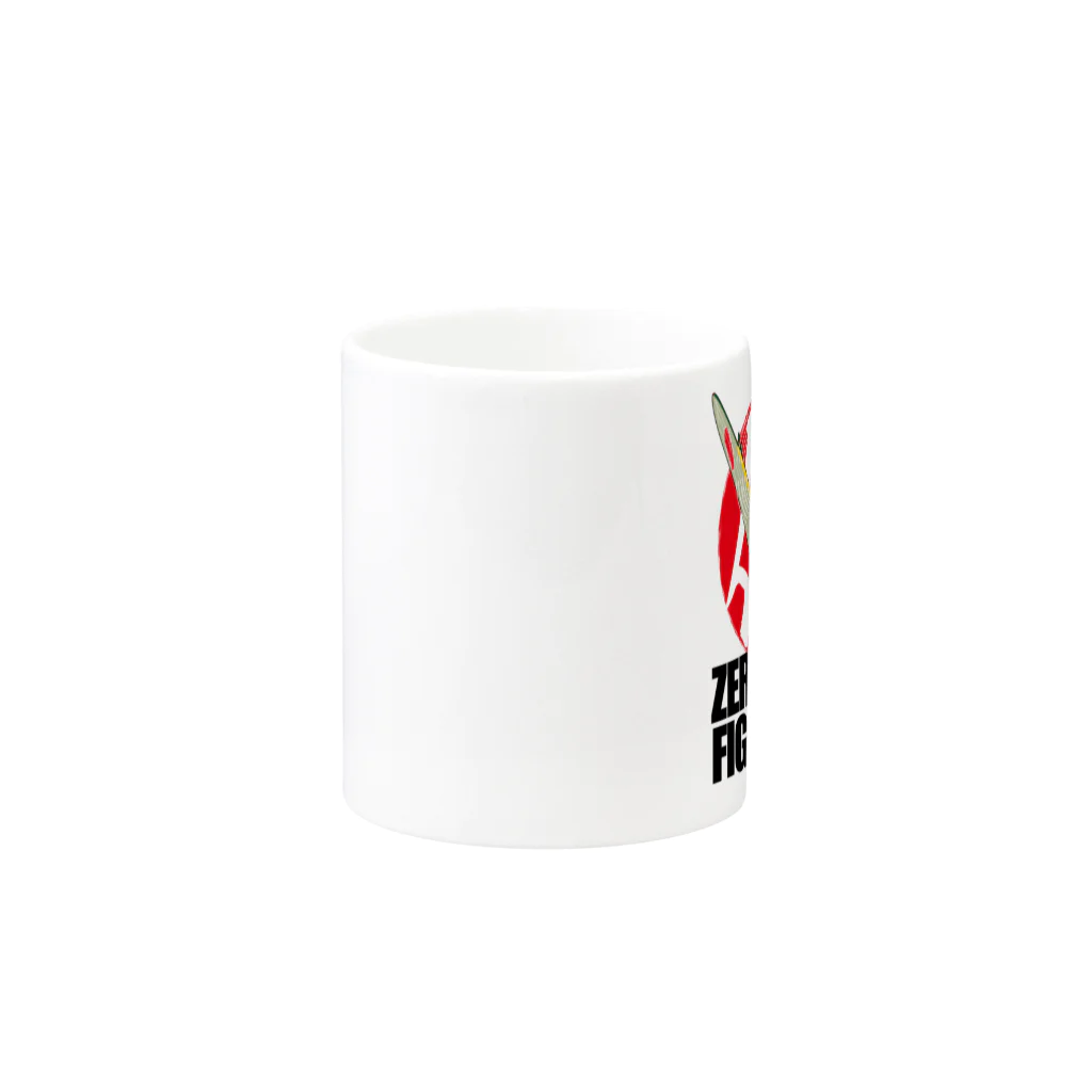 Atelier NyaoのZERO FIGHTER 空の侍 Mug :other side of the handle