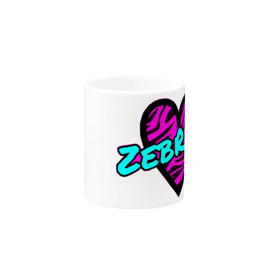 ZebRana 💜🍒のZebRana マグカップの取っ手の反対面