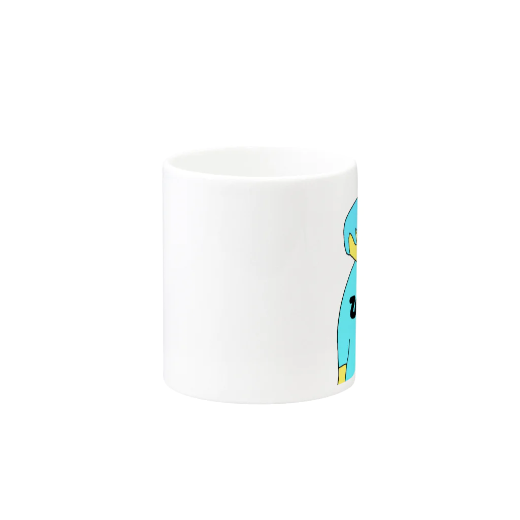 ひらめ店長のひらめくん Mug :other side of the handle