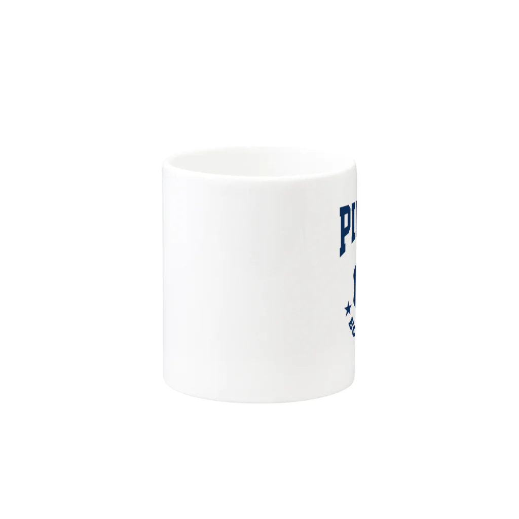 FOXY COLORSのピラティス PILATES A light Mug :other side of the handle