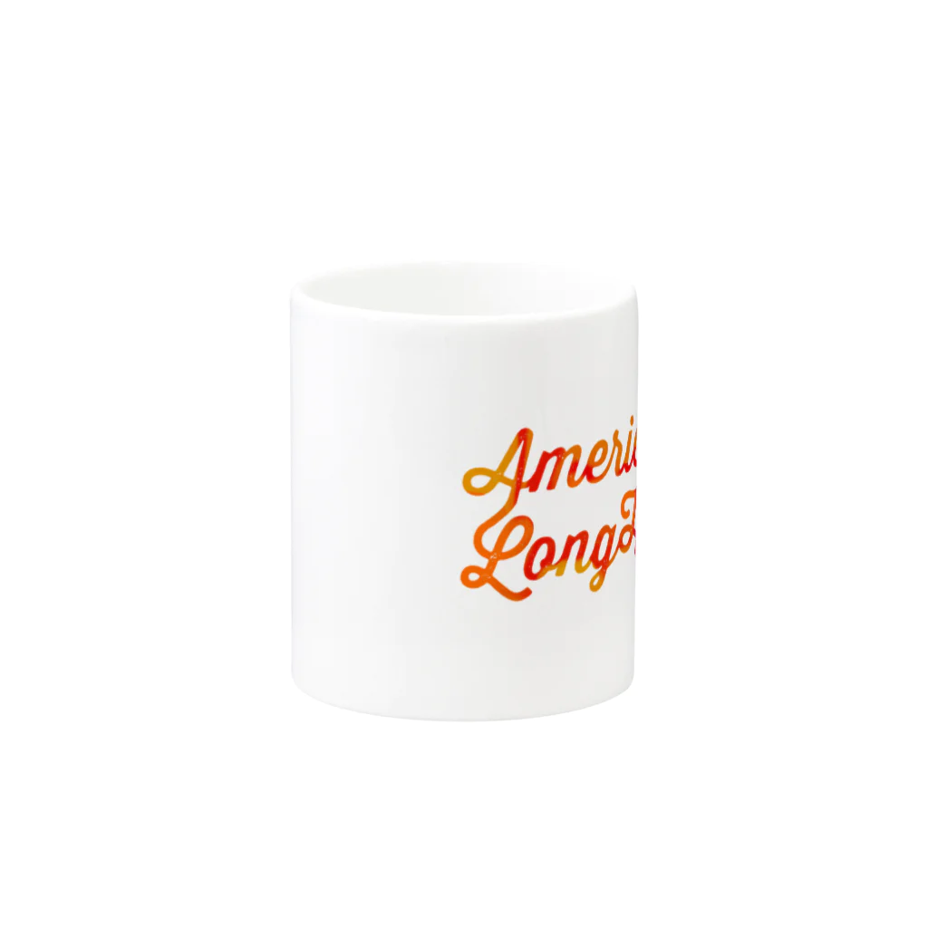 American Long HairのアメロンLOGOマグカップ Mug :other side of the handle