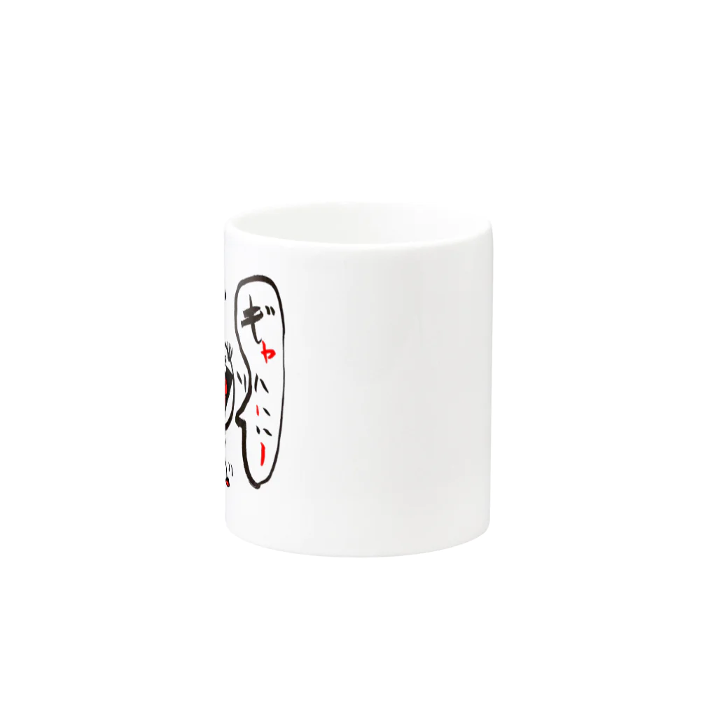 Mother Catのファニーくん Mug :other side of the handle