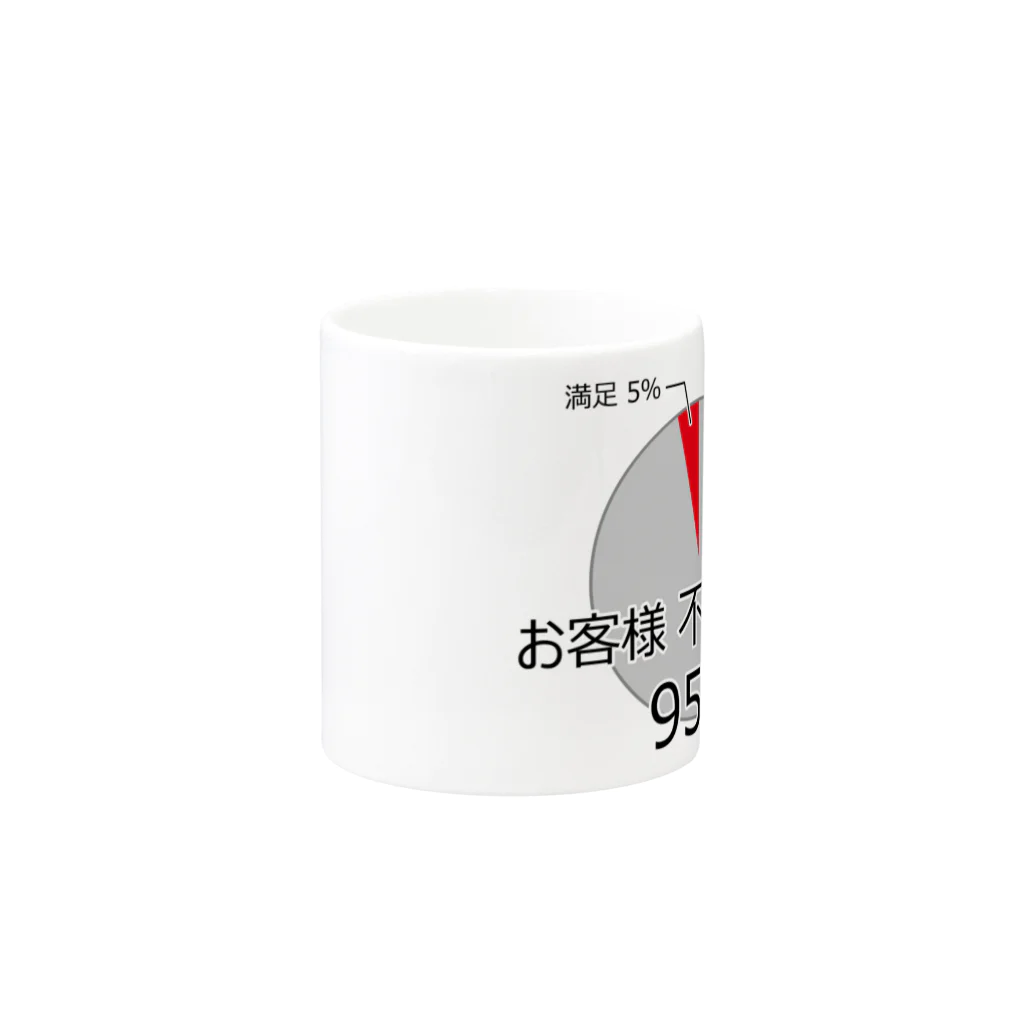 思う屋の恐ろしい数字 Mug :other side of the handle