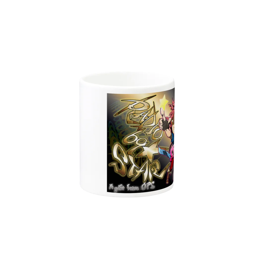 CLASHER 4 Officaial Goodsのdj Purebe Mug :other side of the handle