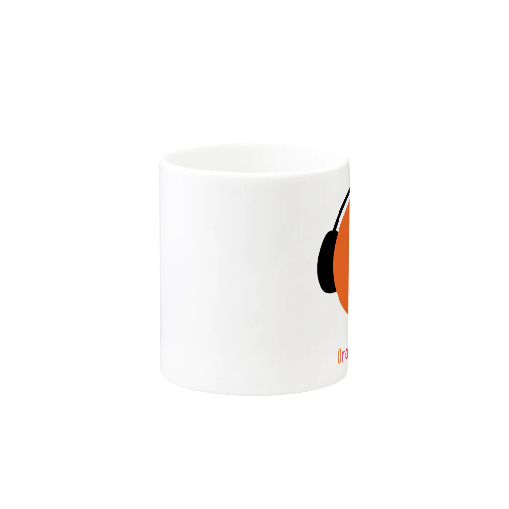 PaP➡︎Poco.a.Pocoのorange music Mug :other side of the handle