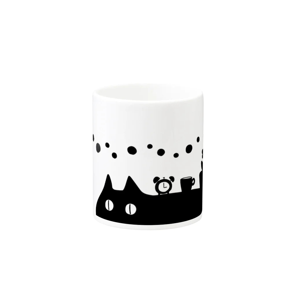 粉ゼラチンの午後3時のねこ Mug :other side of the handle