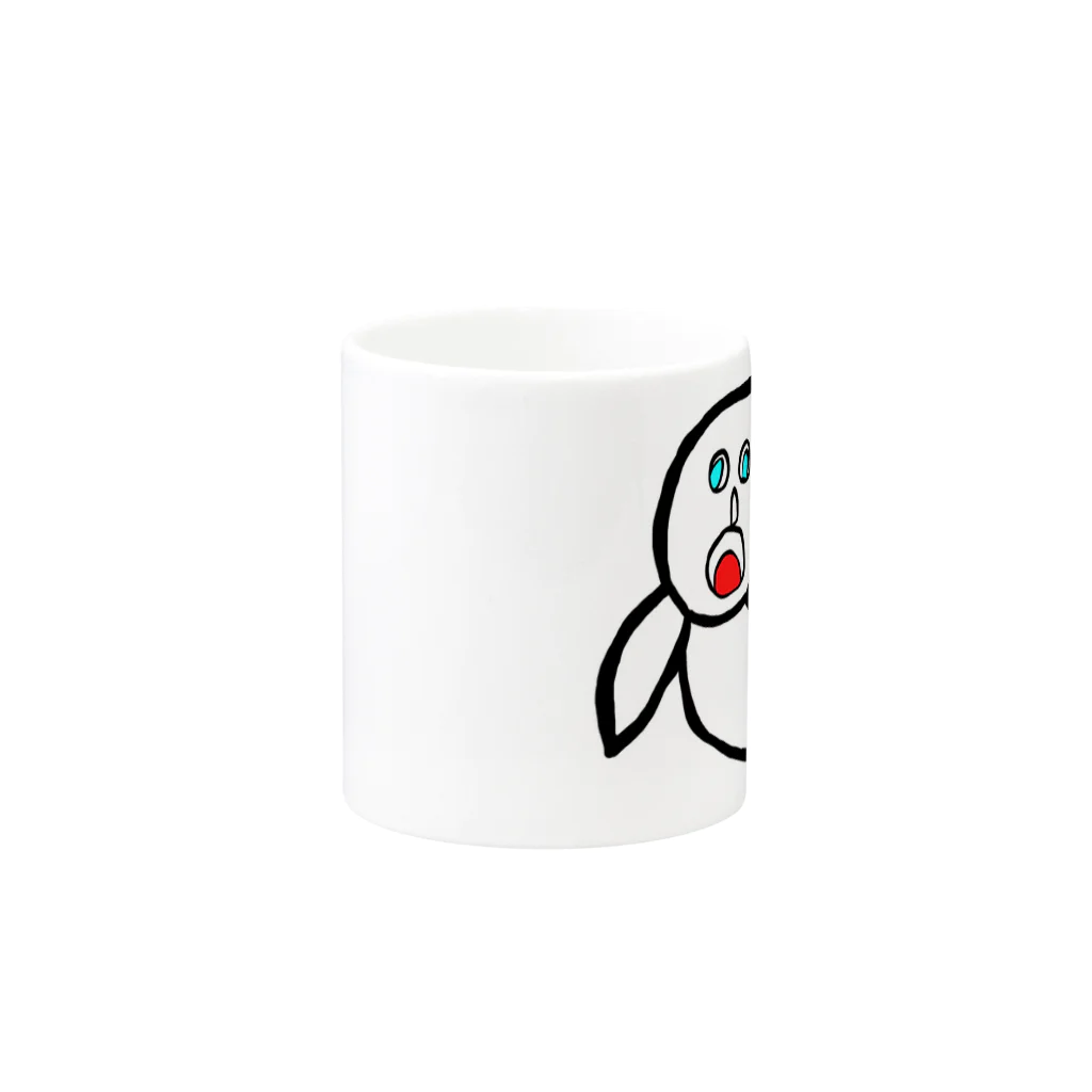 MIURAのおばけシリーズ Mug :other side of the handle