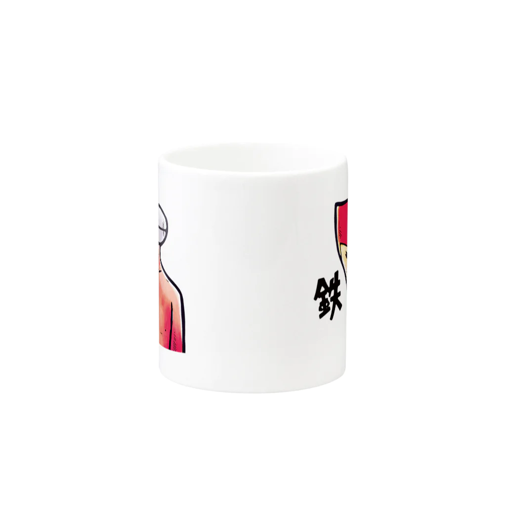 ksymのカラテ捜査網 未来刺客編 - 鉄！？ Mug :other side of the handle