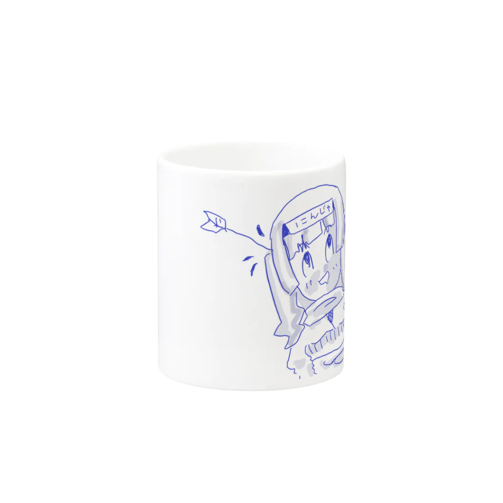 とらやのNINJYA GIRL Mug :other side of the handle