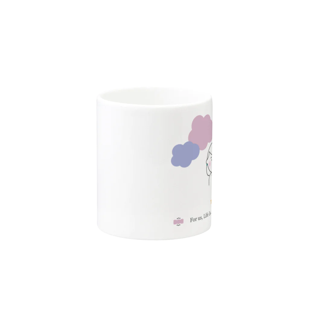 ゆてぃのMagic Mug :other side of the handle