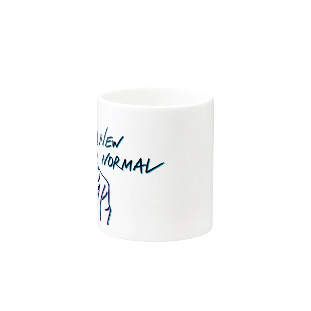 imamuraのNEW NORMAL Mug :other side of the handle