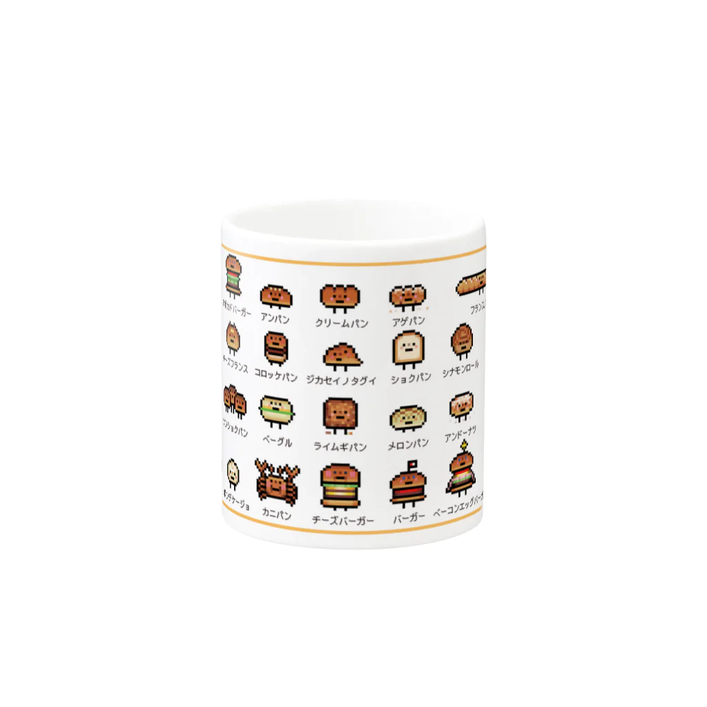 GRADUCAのPixelArt パンズチャン Mug :other side of the handle