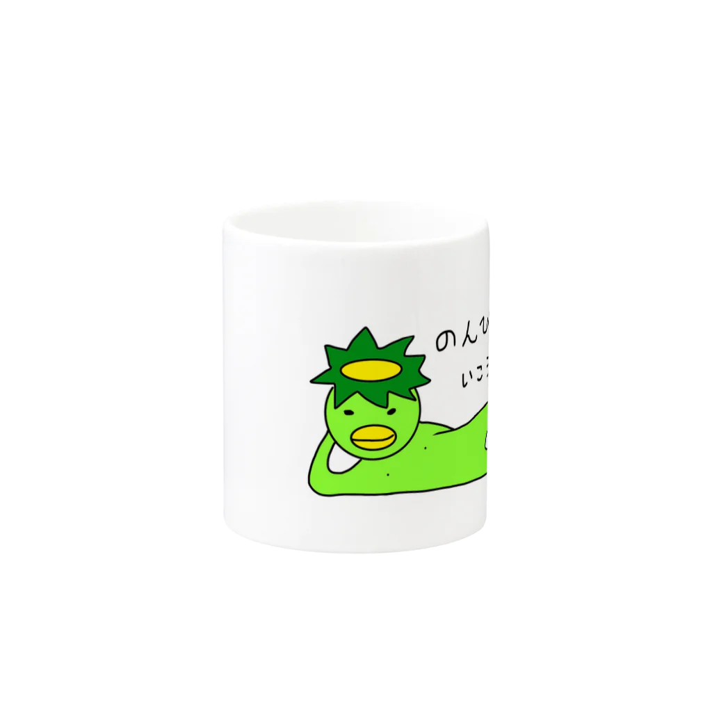 かっぱのありふれた人生のかっぱ Mug :other side of the handle