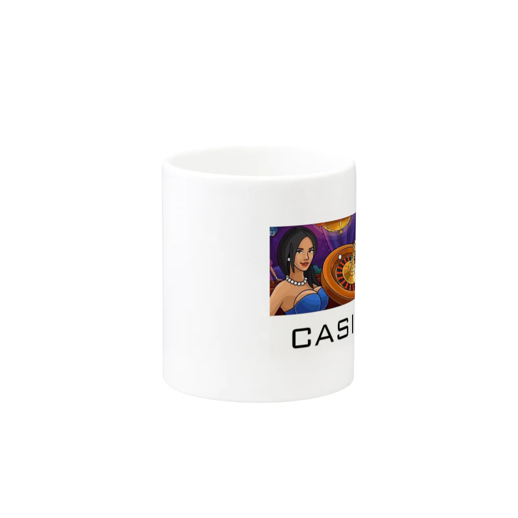 casino-xのカジノエックス Mug :other side of the handle