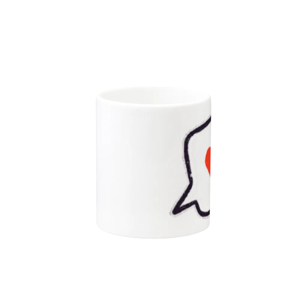 bokaの吹き出しハート Mug :other side of the handle