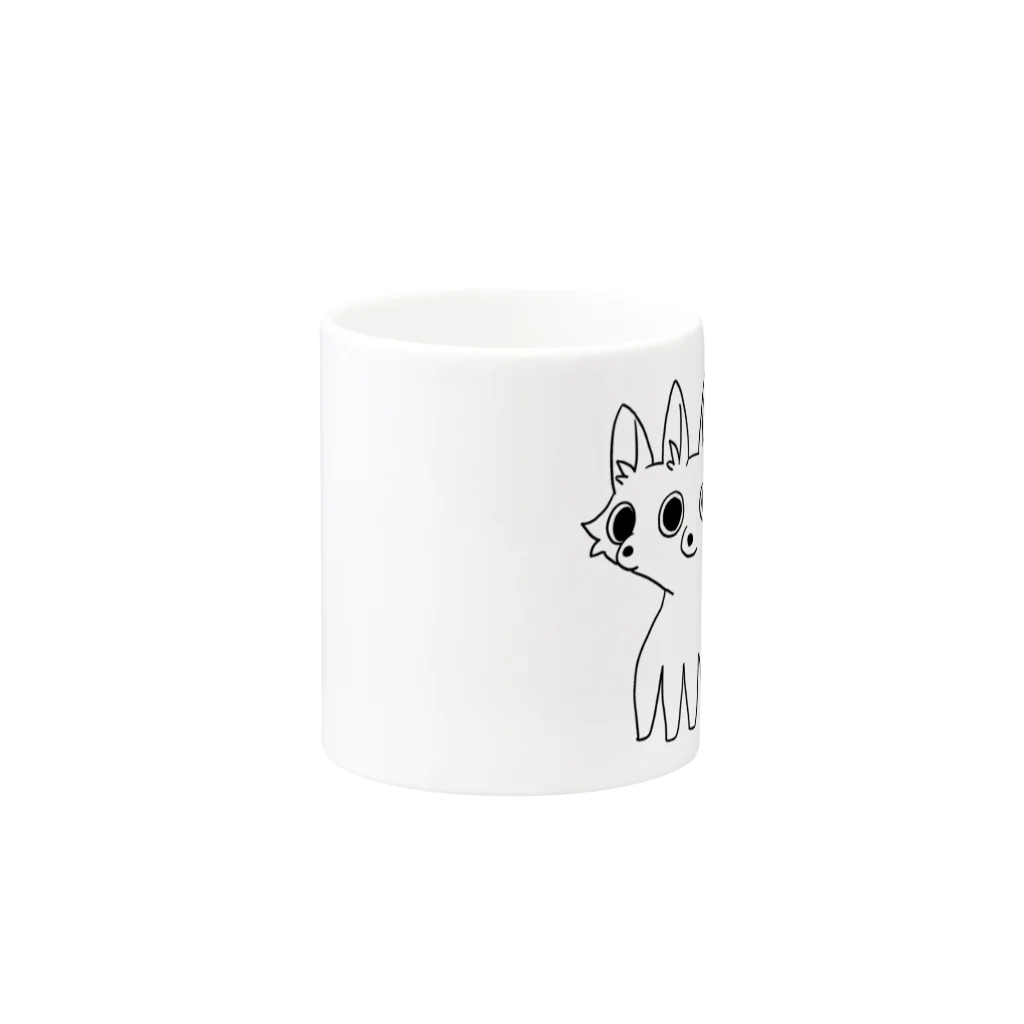 Raiteiのらいていぬ Mug :other side of the handle