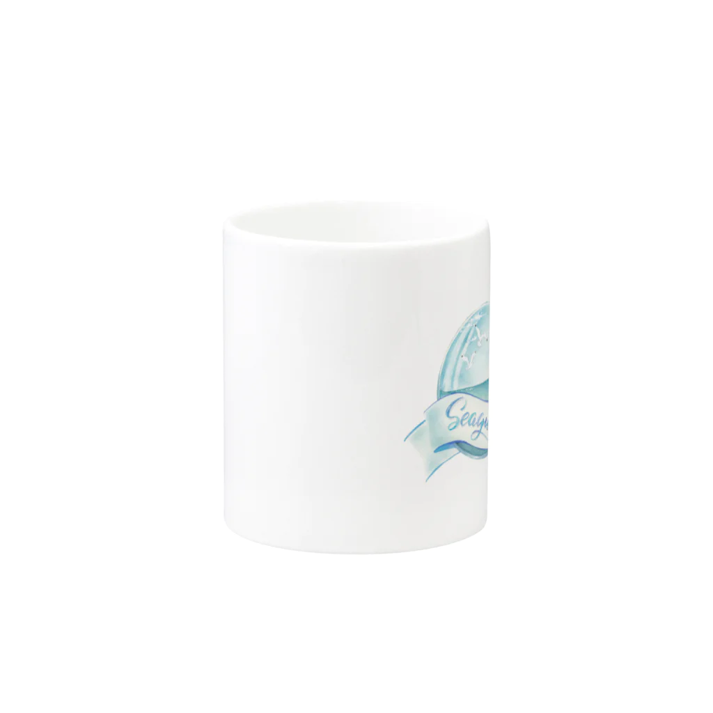 浦安 Seagull [Bar]のSeagullイラストロゴグッズ Mug :other side of the handle