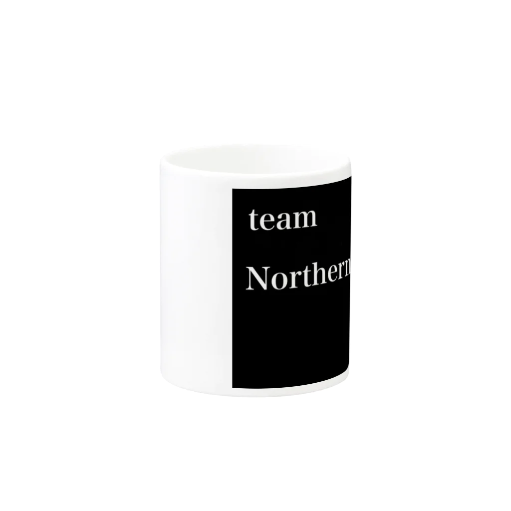 Researchのteam Northern Lights マグカップの取っ手の反対面