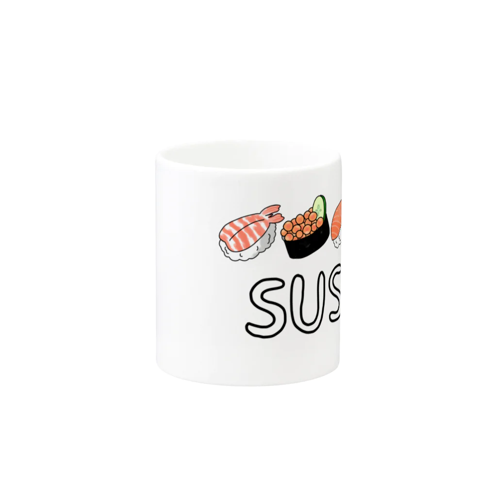 Sugar Ginger CookieのSUSHI. Mug :other side of the handle