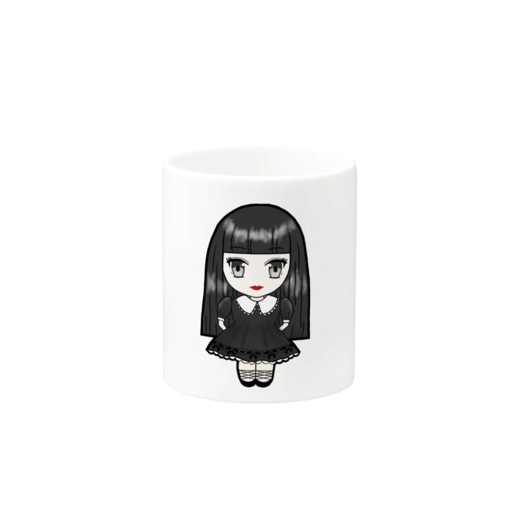 かえりたいの3頭身かえちゃん Mug :other side of the handle