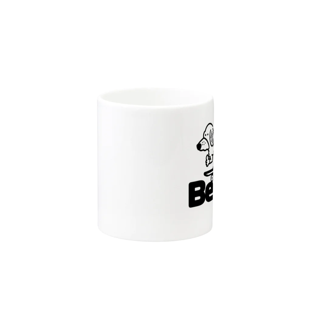 イッヌ・ズのイッヌ・ズ Beagleデザイン Mug :other side of the handle