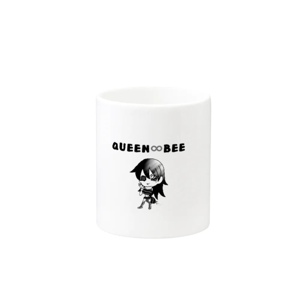 🐝QUEEN♾BEEのQUEEN∞BEE 머그컵の取っ手の反対面